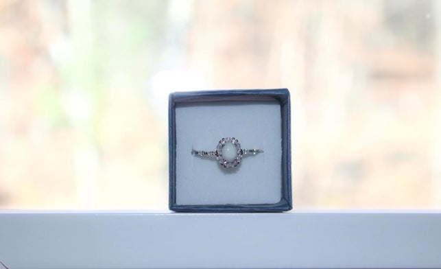 Oval Luna Ring