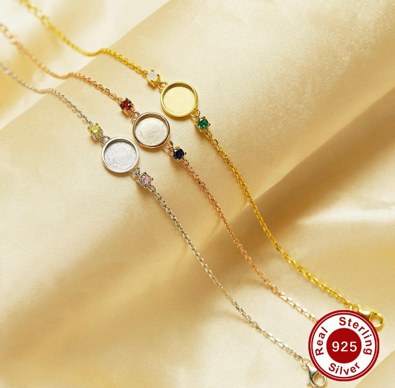 3 Piece Birthstone Set