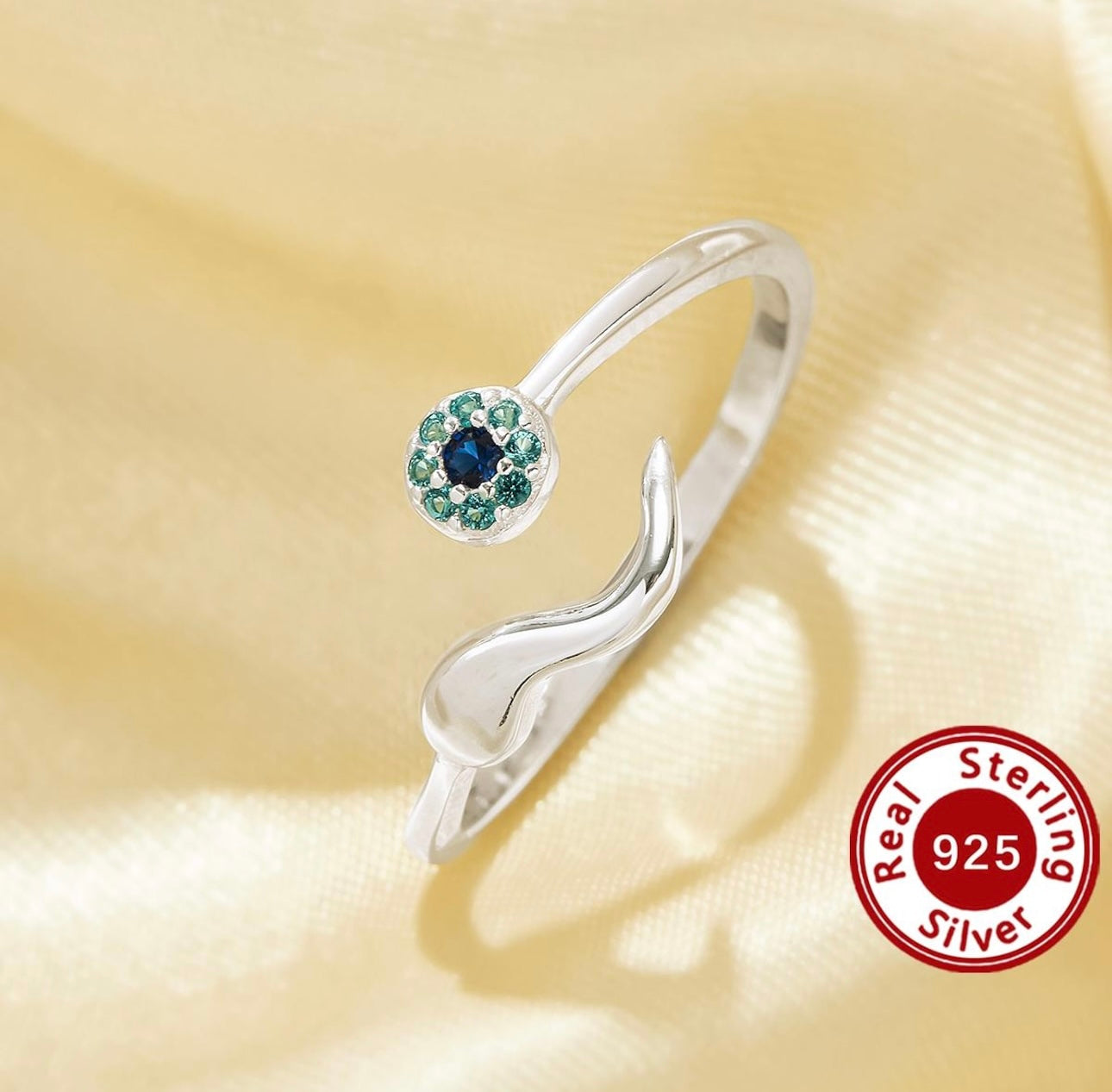 Dainty Devils Eye Ring