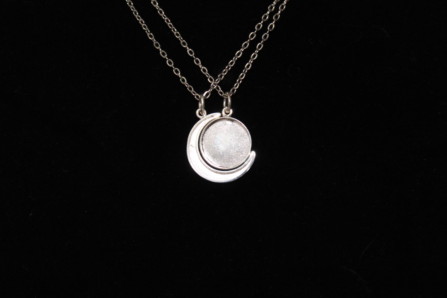 Double Moon Necklace