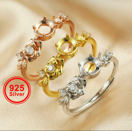 3mm/5mm Round “ROSE” Ring