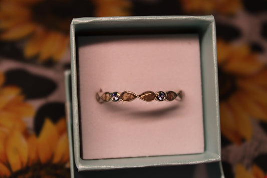 Infinity Birthstone Ring