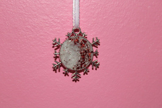 25mm Snow Flake Ornaments