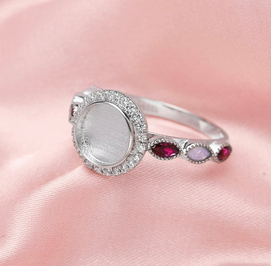 Round Birthstone Ring